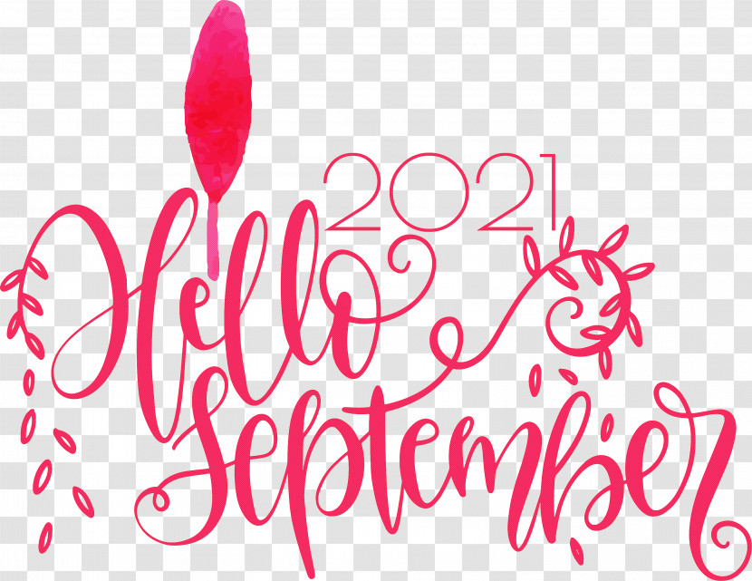 Hello September September Transparent PNG