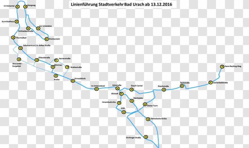 Erms Valley Railway Bad Urach Bus Swabian Jura Liin - Plot Transparent PNG