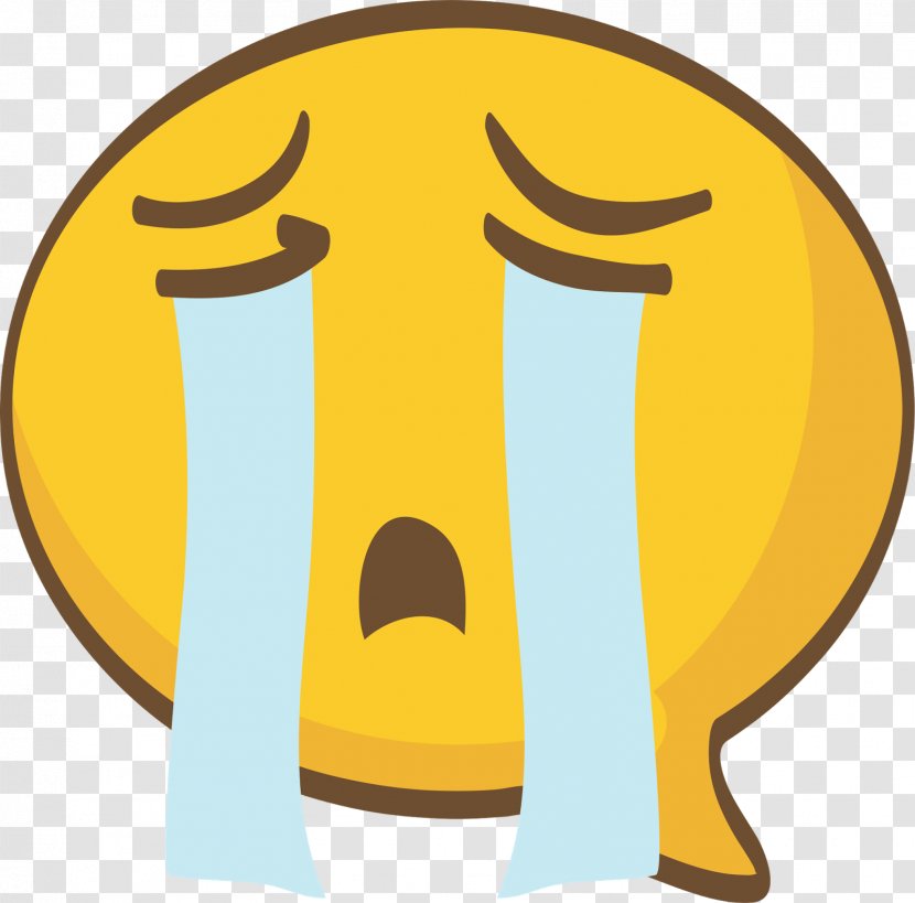 Crying Drawing Cartoon Download - Emoji - Smiley Transparent PNG