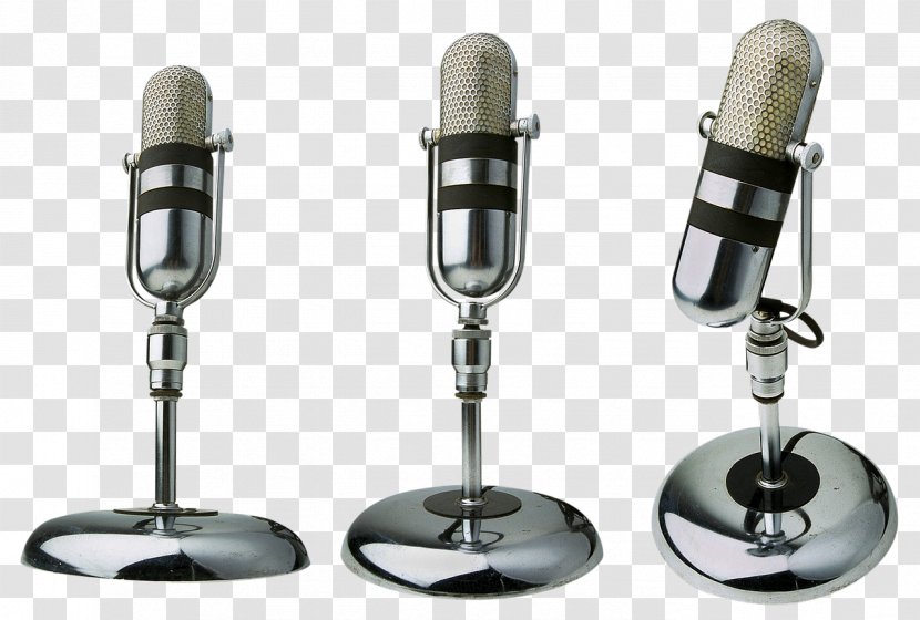 Microphone Radio Station Broadcasting Sound - Cartoon Transparent PNG