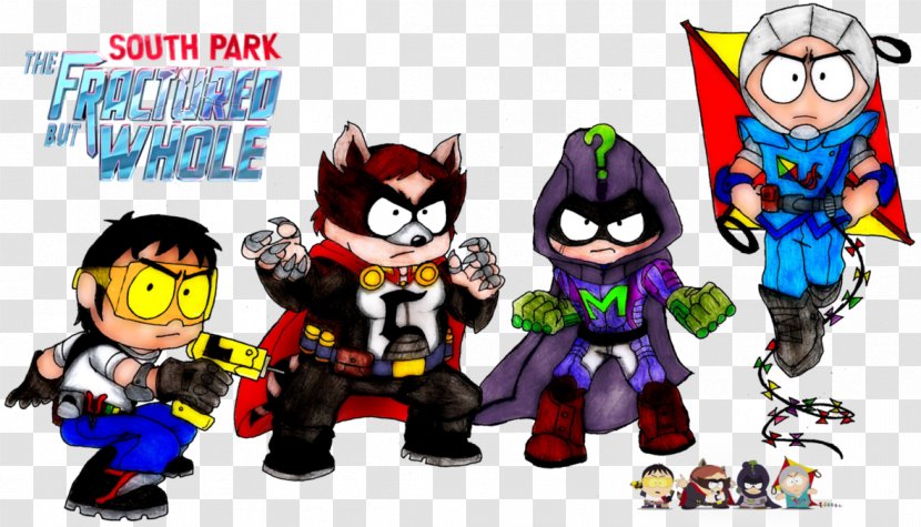 South Park: The Fractured But Whole Superhero Fan Art 1% - Toy - Hero Transparent PNG
