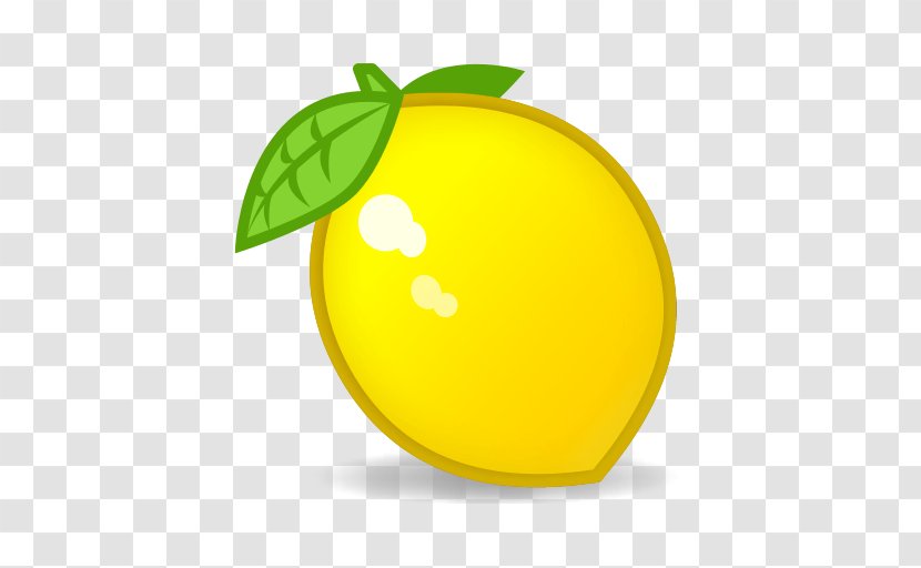 Sour Lemon Emojipedia Text Messaging - Citrus - Limon Transparent PNG
