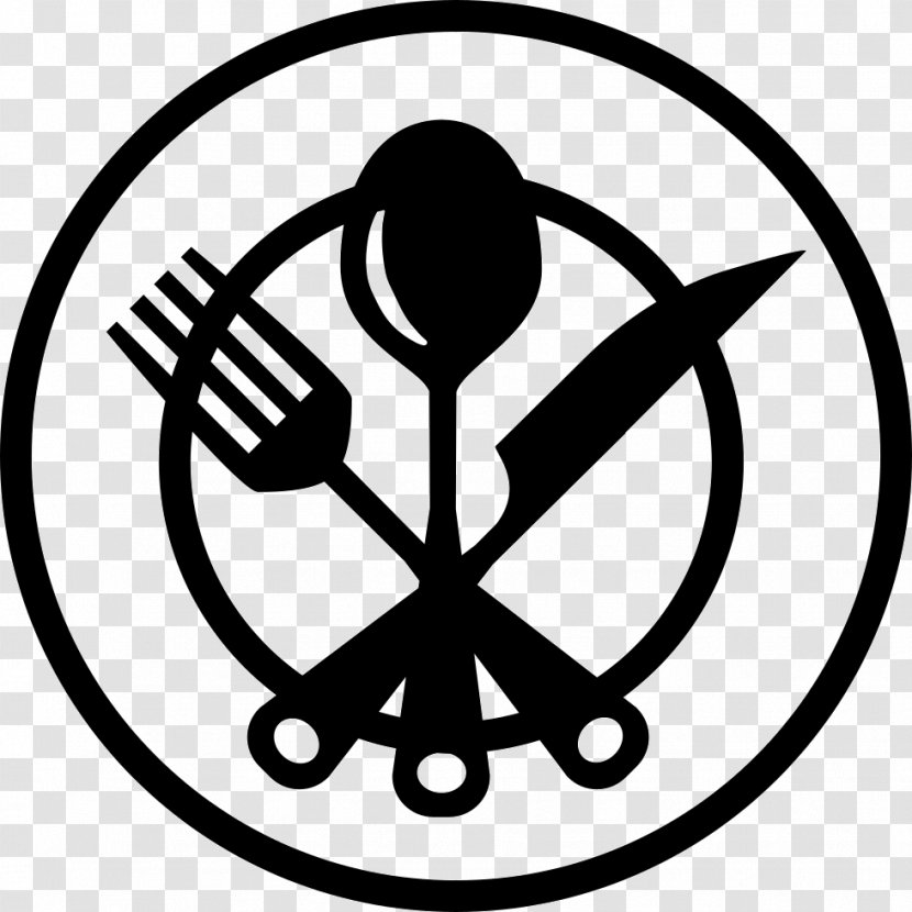 Knife Cutlery Plate Kitchen Utensil Tool - Line Art Transparent PNG