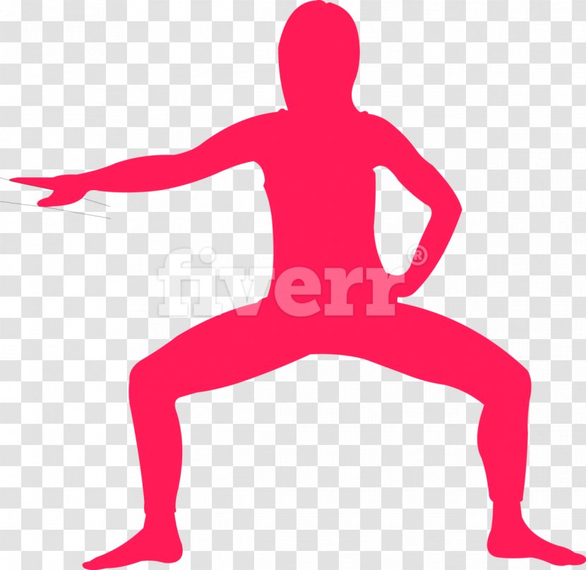 Fitness Cartoon - Shoe - Dancer Kneeling Transparent PNG