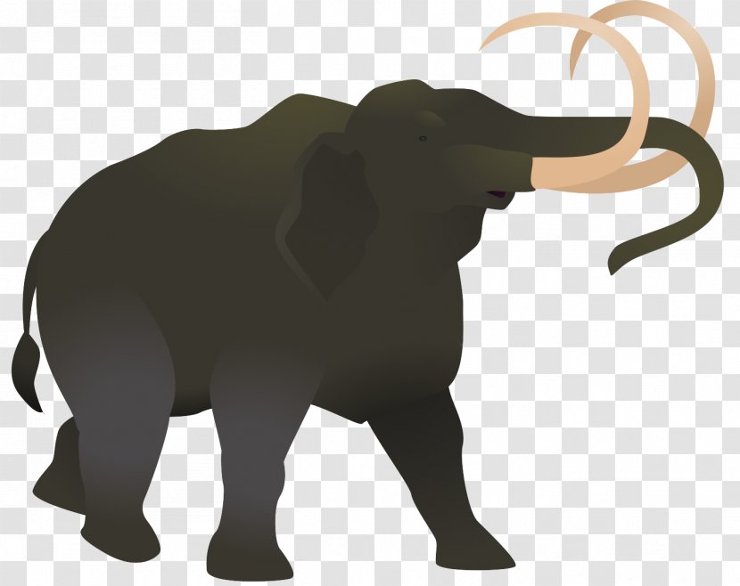 African Elephant Indian Sculpture Figurine Woolly Mammoth - Elephants And Mammoths Transparent PNG