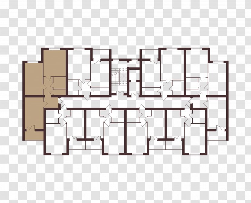 Facade Floor Plan Line - Rectangle - Design Transparent PNG