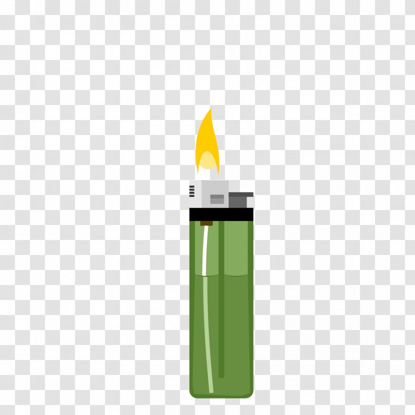 Green - Silhouette - Vector Lighters Transparent PNG
