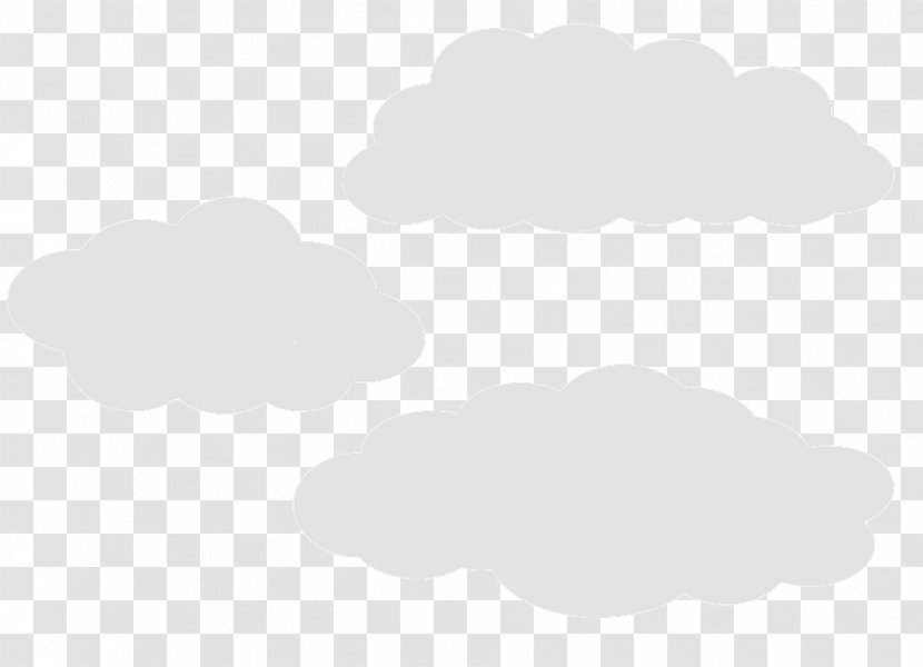 Sky Plc - Black And White - Clouds Transparent PNG