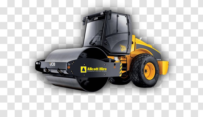 Road Roller JCB Vibromax Heavy Machinery - Tractor Transparent PNG