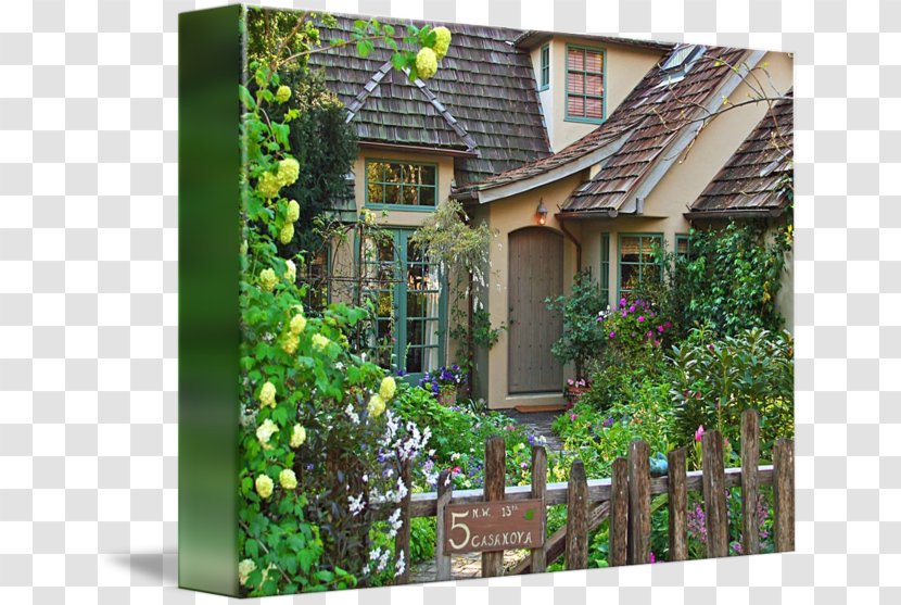 Carmel-by-the-Sea Cottage Garden House Fairy Tale - Once Upon A Time Transparent PNG