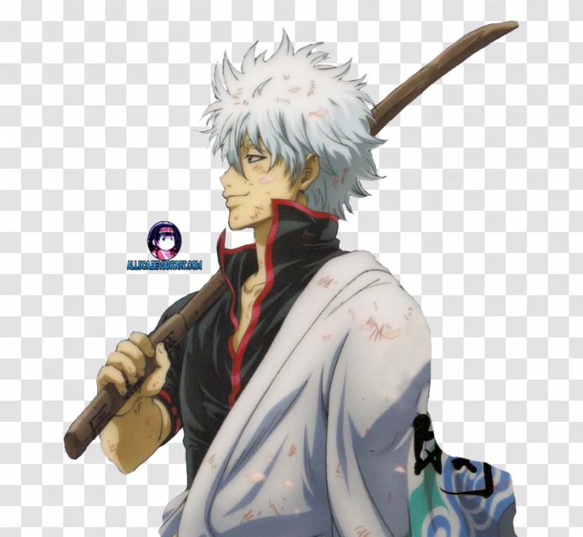 Gintoki Sakata Rendering Gin Tama Character - Frame - Watercolor Transparent PNG