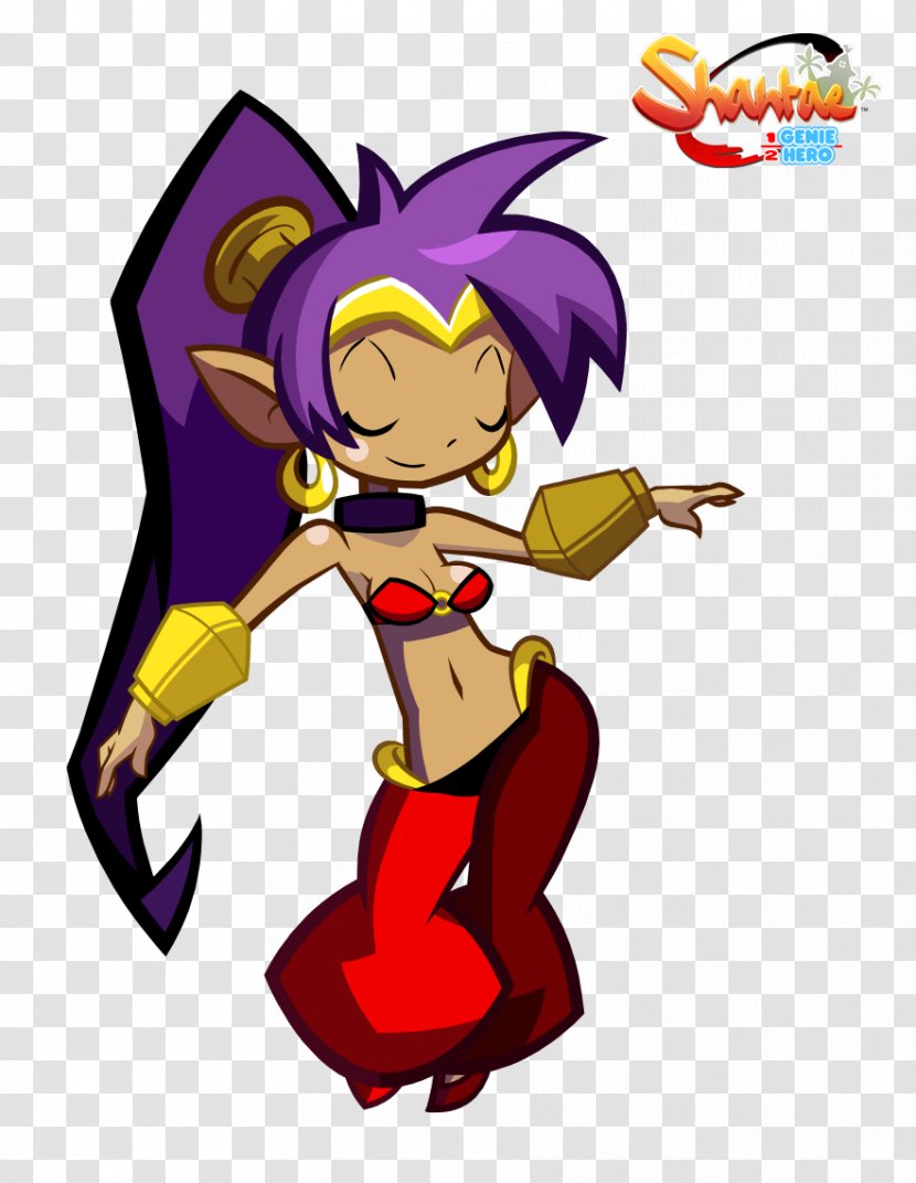 Shantae: Half-Genie Hero Shantae And The Pirate's Curse Risky's Revenge Belly Dance - Purple - Glowing Halo Transparent PNG