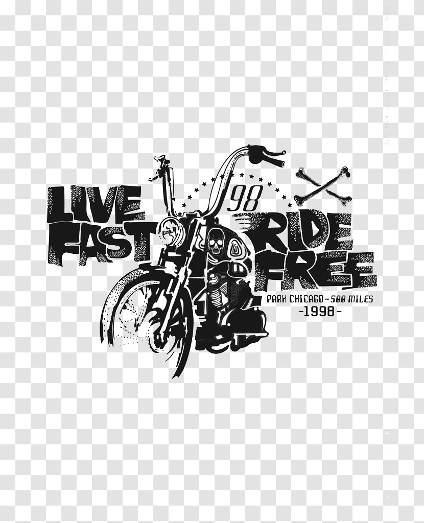 T-shirt Motorcycle Shutterstock - Skeleton Transparent PNG