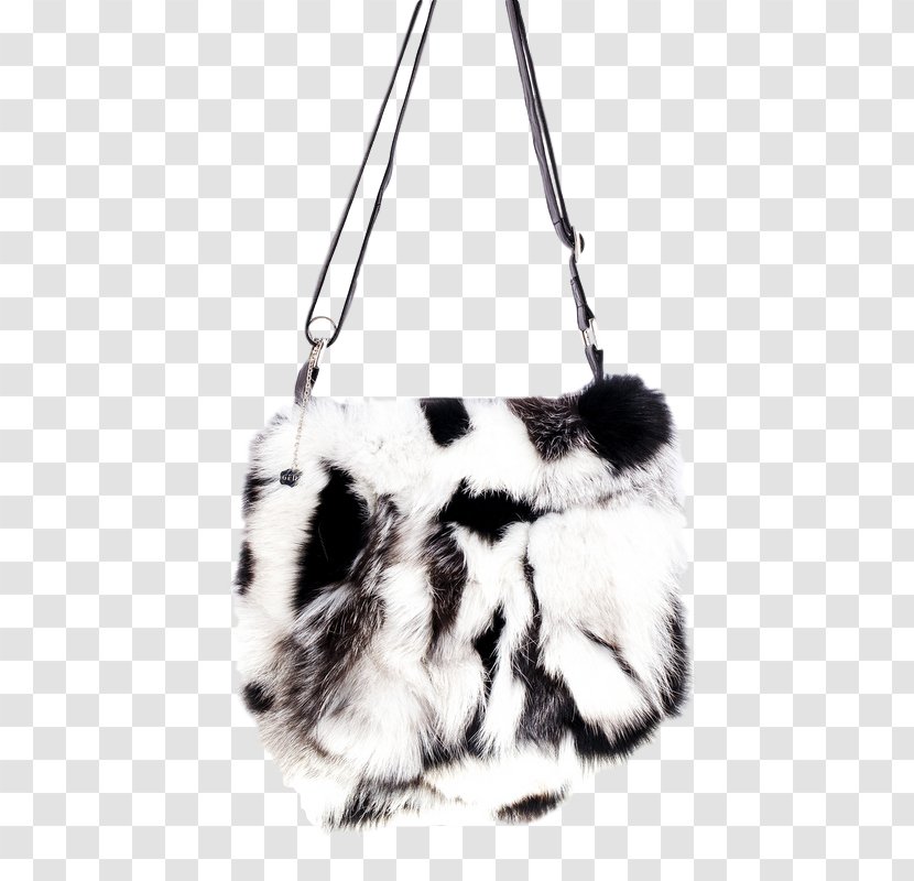 Handbag Zipper Pocket Fur - Shoulder Bag - Lynx Collar Transparent PNG