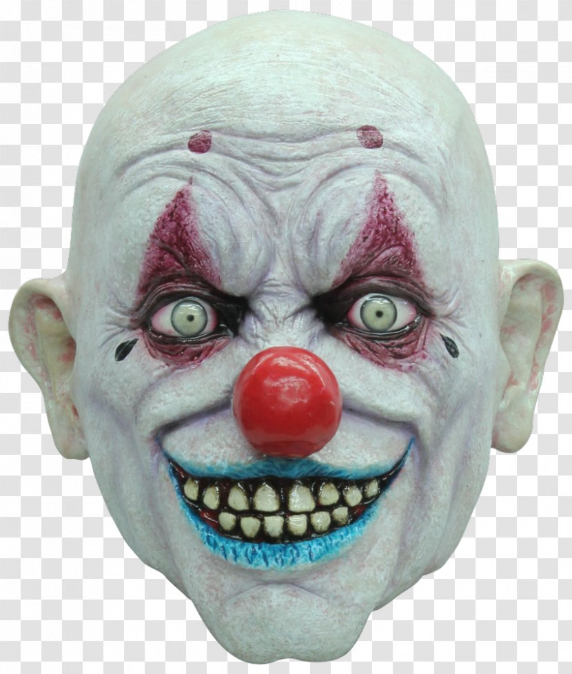 Mask Evil Clown Masquerade Ball Costume - Coulrophobia Transparent PNG