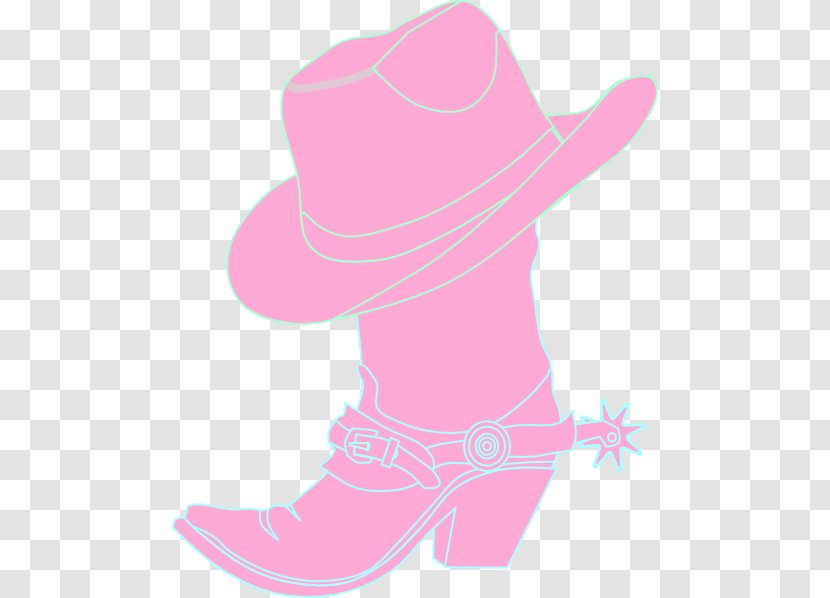 Cowboy Hat Boot Clip Art - Cowgirl Cliparts Transparent PNG