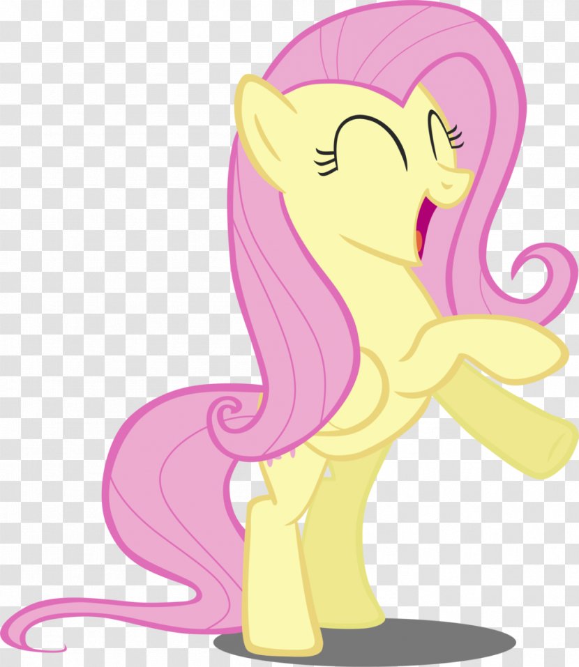 Fluttershy Rainbow Dash My Little Pony: Friendship Is Magic Fandom Happiness - Silhouette - Vector Transparent PNG