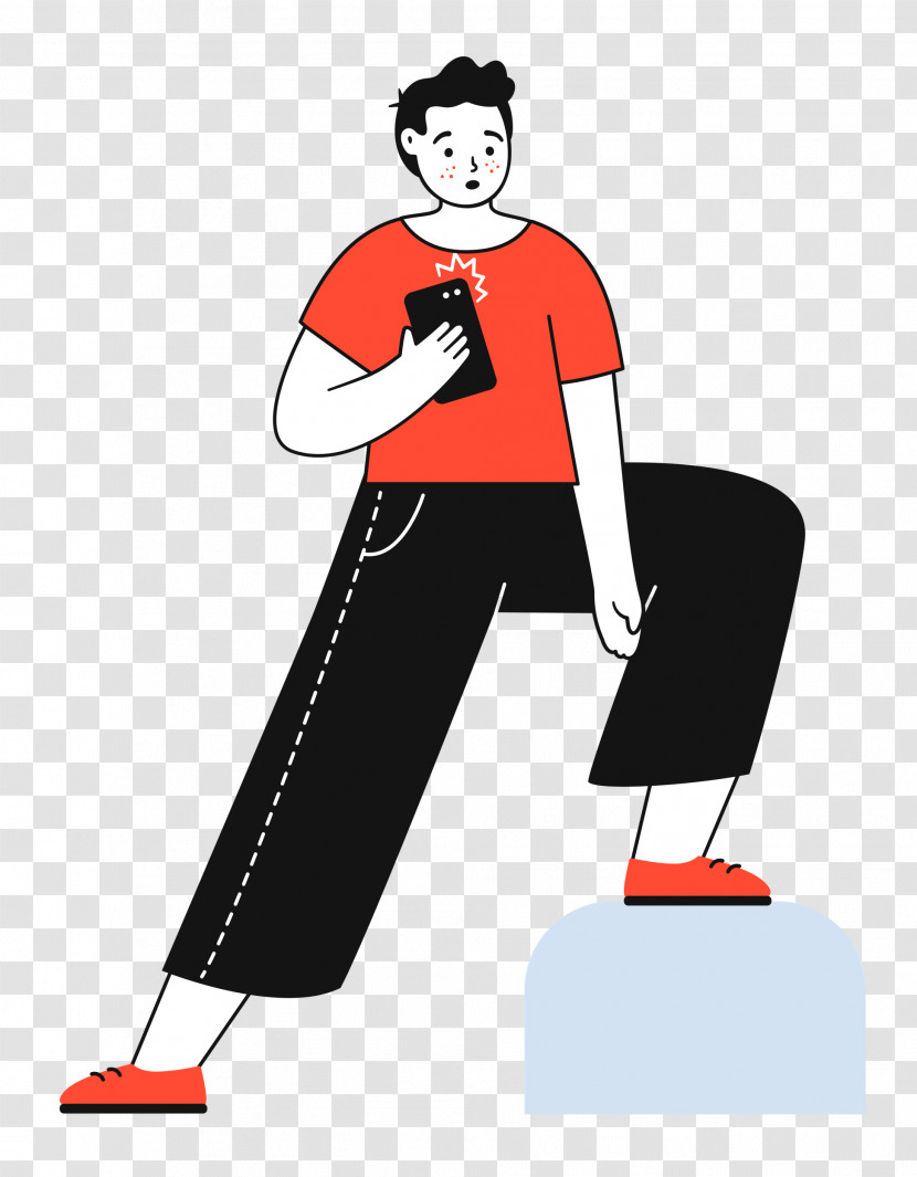 Boy Standing Transparent PNG