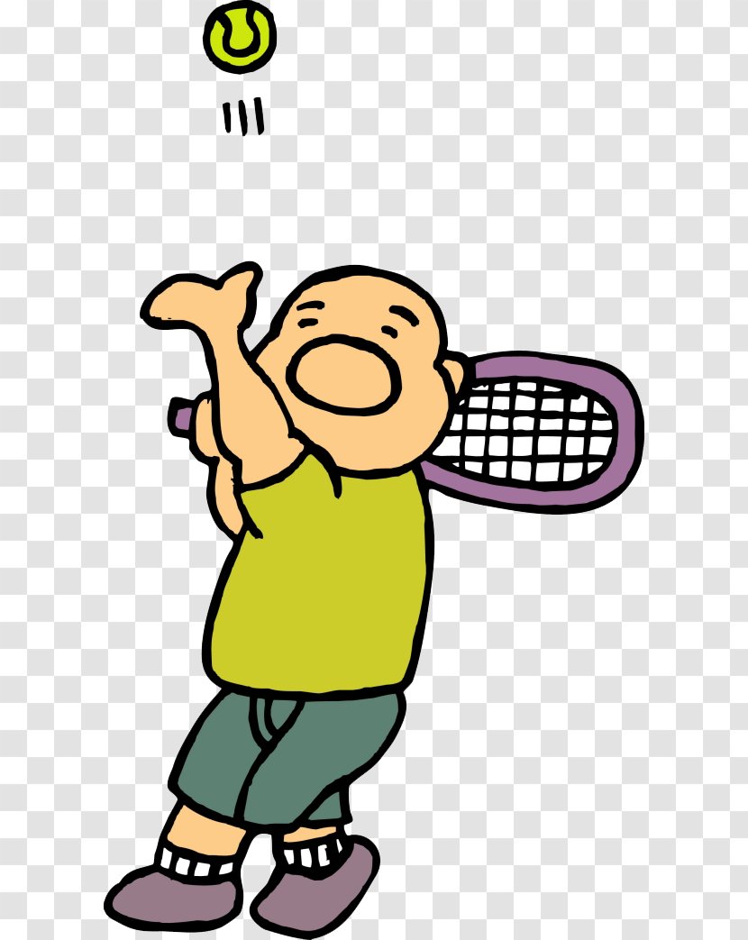 Sport Tennis Cartoon Clip Art - Racket - Match Transparent PNG