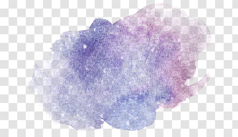 Watercolor Painting Purple Blue - Violet Transparent PNG