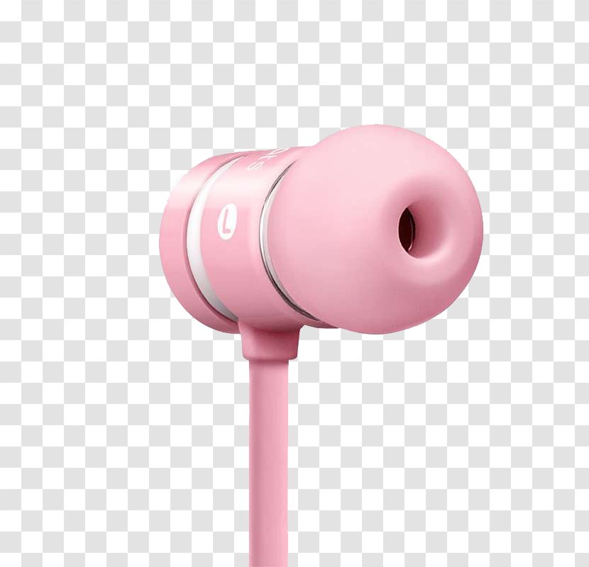 Headphones Pink Beats Electronics Loudspeaker Apple Earbuds - Color - Single Transparent PNG