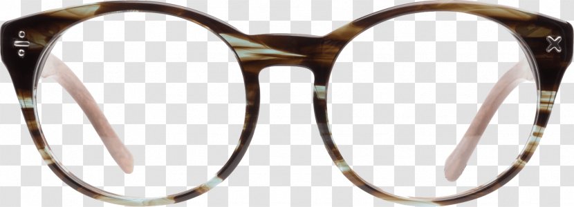 Glasses Contact Lenses Eyeglass Prescription Picture Frames - Goggles - Round Frame Transparent PNG