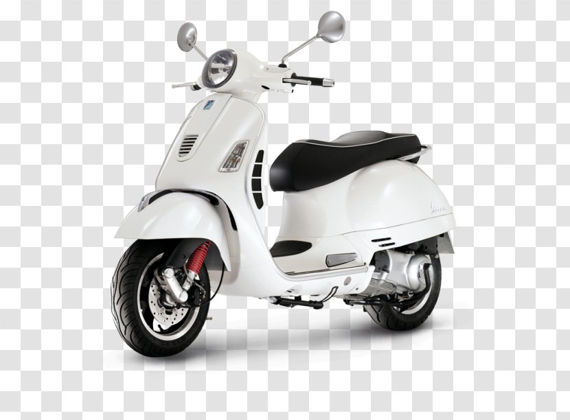 Piaggio Vespa GTS 300 Super Scooter Motorcycle - Motorized Transparent PNG