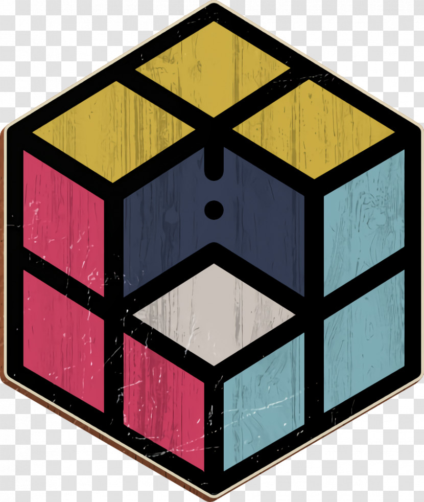 Art & Design Icon Rubik´s Cube Icon Transparent PNG