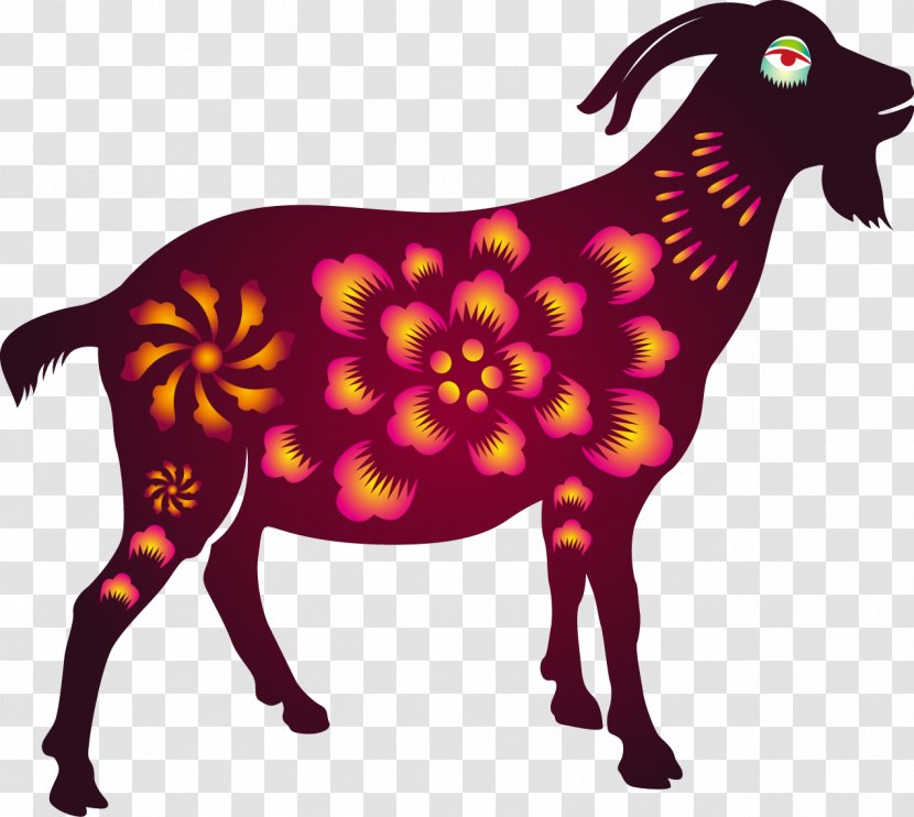 Goat Milk Sheep Horn Illustration - Goats - A Transparent PNG