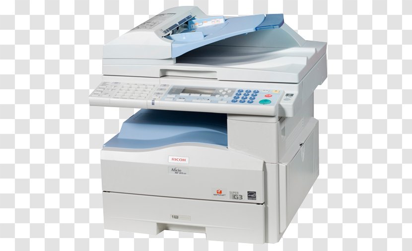 Photocopier Ricoh Multi-function Printer Escáner - Laser Printing Transparent PNG
