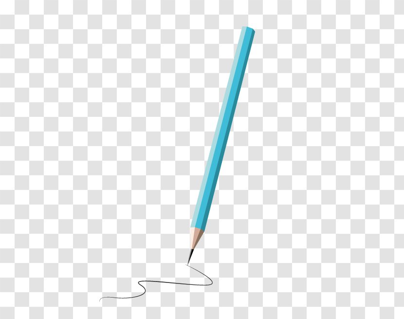 Blue Pencil - Vecteur Transparent PNG
