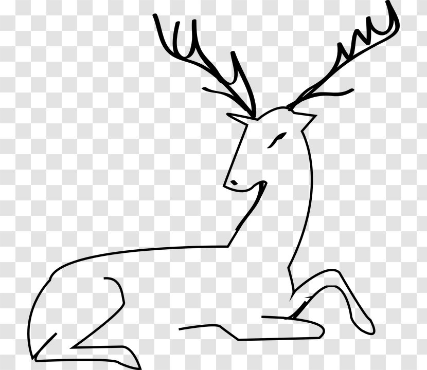Reindeer Red Deer Moose Clip Art - Vertebrate Transparent PNG