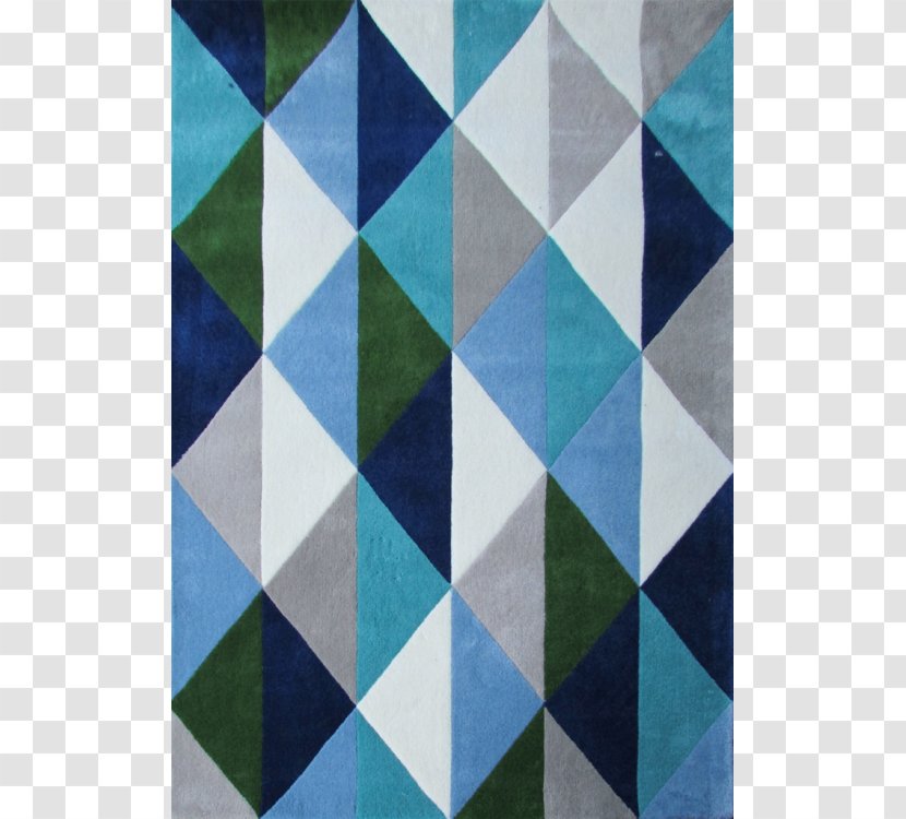 Textile Blue Carpet Tufting Living Room - Aqua - Geometric Transparent PNG