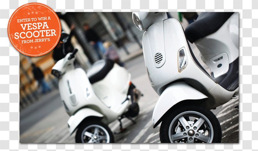 Car Wheel Motorcycle Accessories Automotive Design - Vehicle - Vespa Scooter Transparent PNG