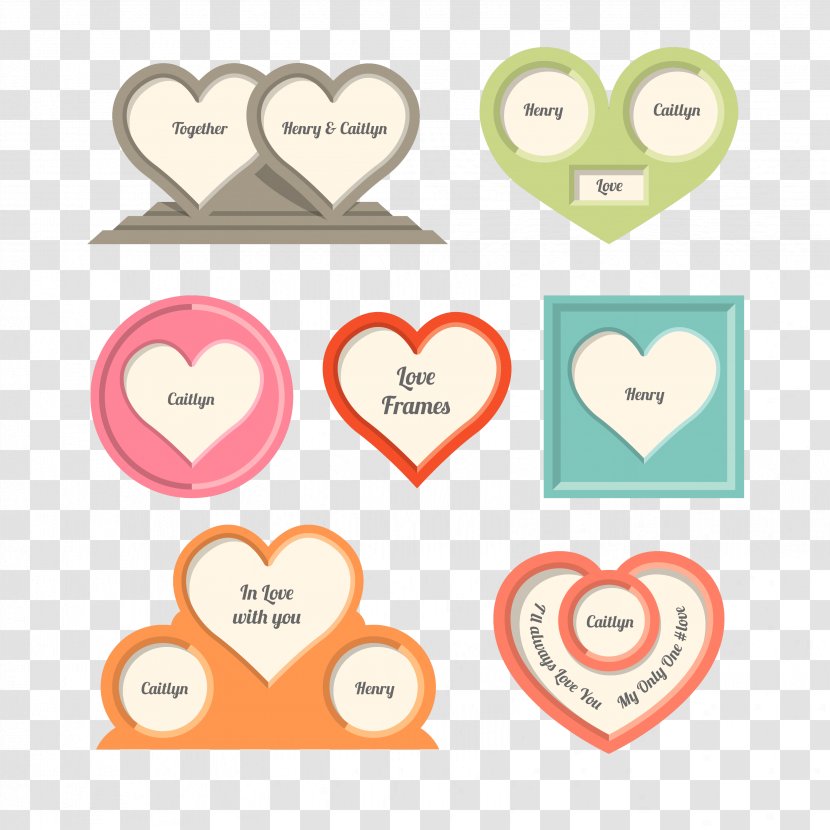 Heart Picture Frame - Love Transparent PNG