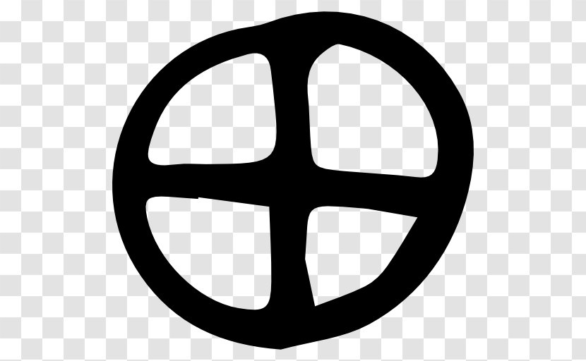 Peace Symbols Alchemical Symbol Middle Ages - Black And White Transparent PNG