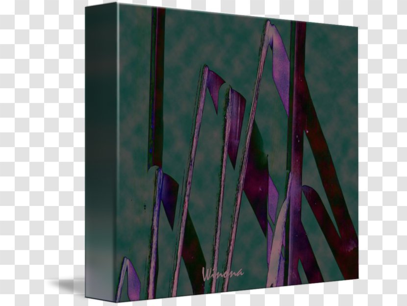 Green Modern Art Rectangle Symmetry - Pink - Purple Lines Transparent PNG