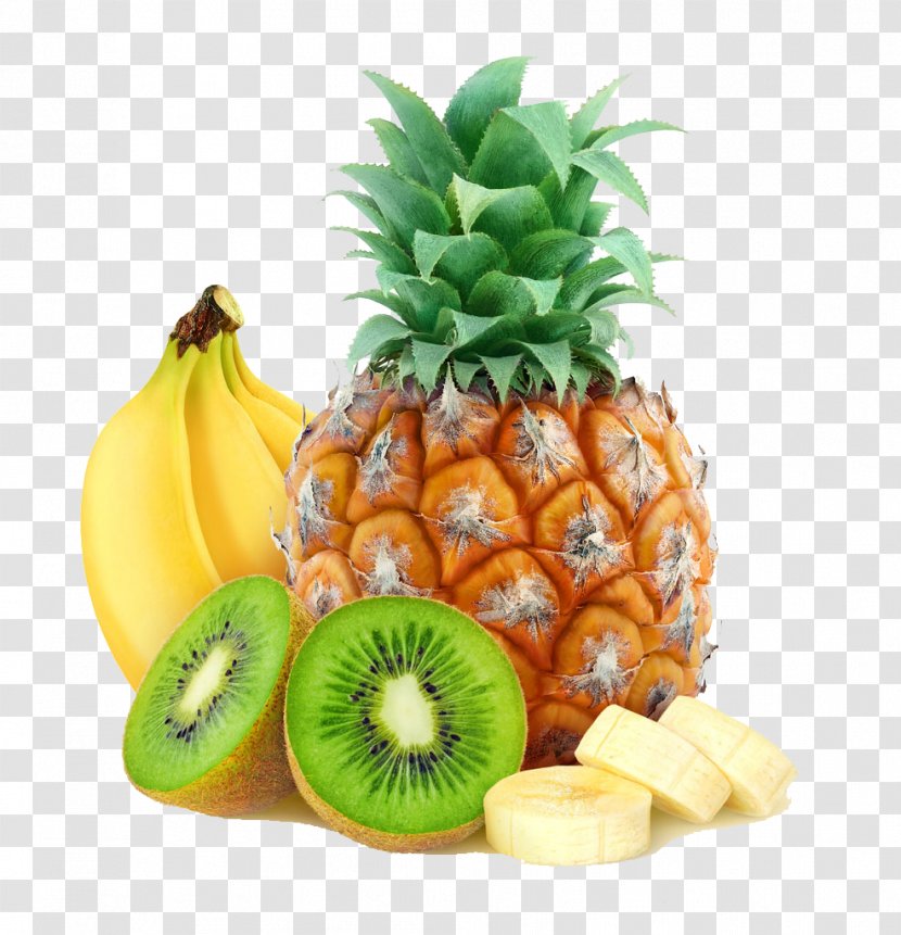 Smoothie Juice Fruit Salad Pineapple Kiwifruit - Kiwi Transparent PNG