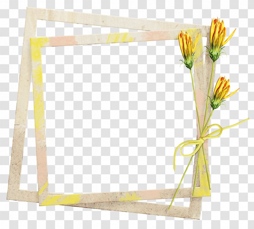 Picture Frames Image Design Painting Yellow - Paper Product - Drawing Transparent PNG