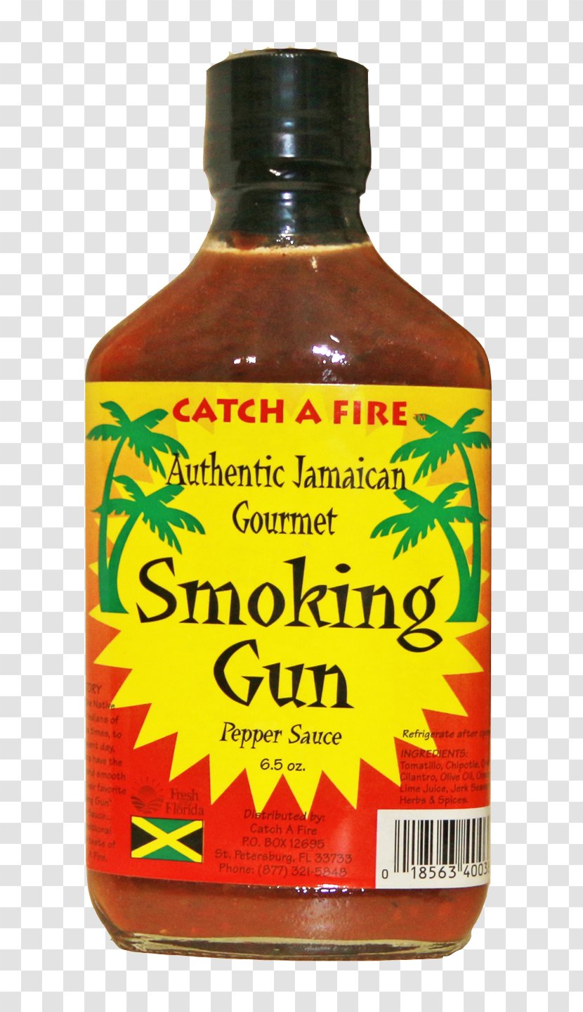 Hot Sauce Barbecue Sweet Chili Jamaican Cuisine - Liquid - Smoking Gun Transparent PNG