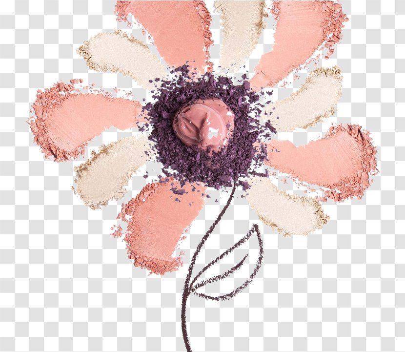 Pink Flower Cartoon - Beauty - Wildflower Headband Transparent PNG