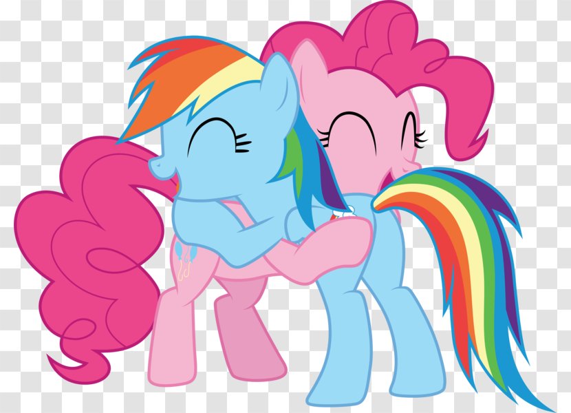 Pony Pinkie Pie Rainbow Dash Rarity Fluttershy - Watercolor Transparent PNG