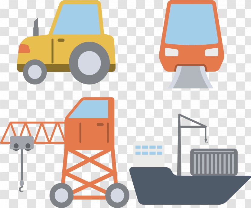 Architectural Engineering Crane Computer File - Vehicle - Building Site Transparent PNG