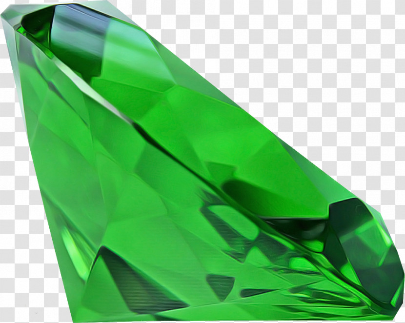 Green Gemstone Crystal Emerald Rectangle Transparent PNG