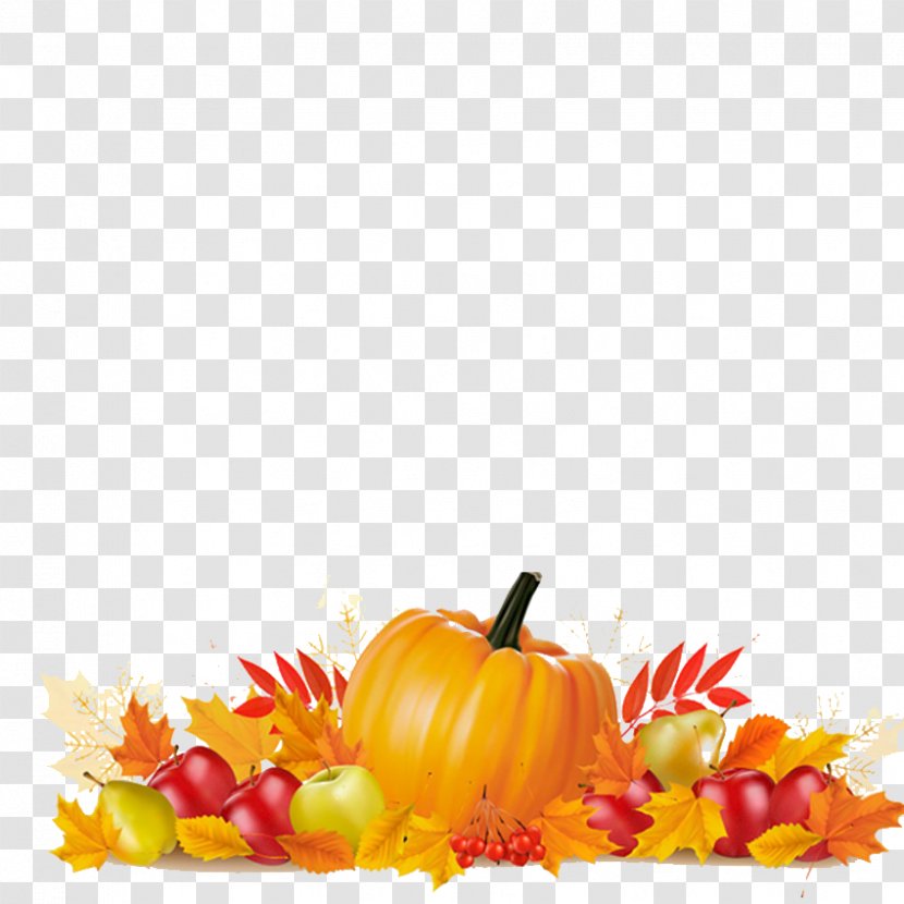 Thanksgiving Autumn Leaf Color Illustration - Creative Pumpkin Transparent PNG
