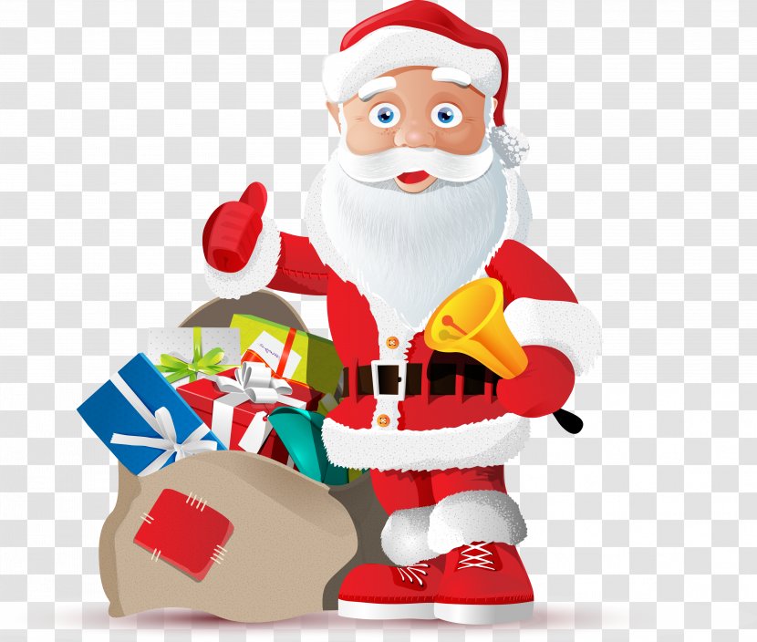 Santa Claus Vector Graphics Image Illustration Christmas Day - Royaltyfree Transparent PNG