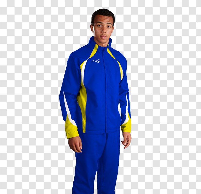 Tracksuit Blue White Uniform Sportswear - Red - Yellow Ball Goalkeeper Transparent PNG