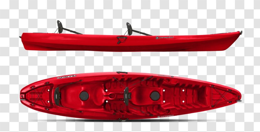 Boat Sit-on-top Kayak Fishing Perception Pescador 13.0 T - Red Bass On Water Transparent PNG