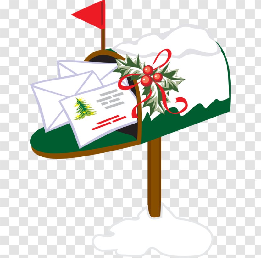 Christmas Letter Box Post Clip Art - Ornament - Funny Mailbox Cliparts Transparent PNG