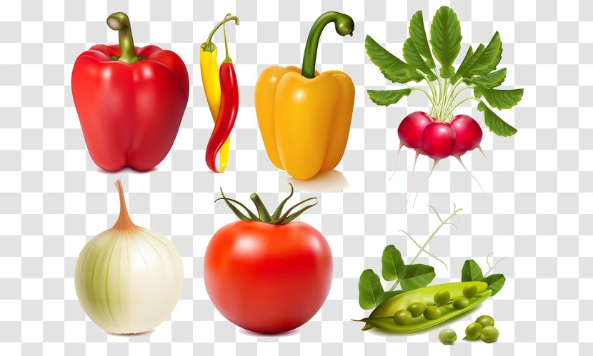 Chili Pepper Bell Capsicum Royalty-free - Whole Food - Green Vegetables Transparent PNG